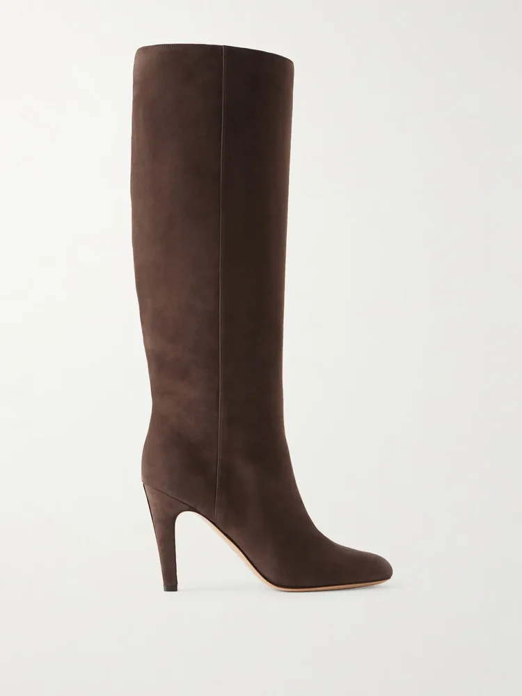 Nylu 95 nubuck knee boots