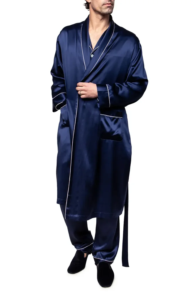 Silk Long Robe