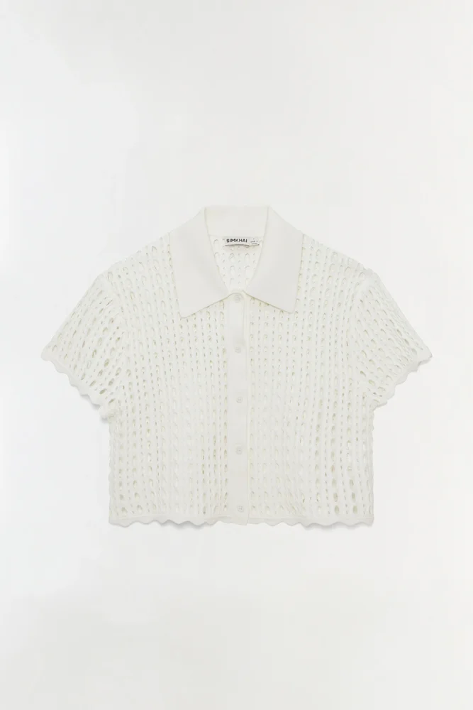 Arlan Open Stitch Camp Shirt