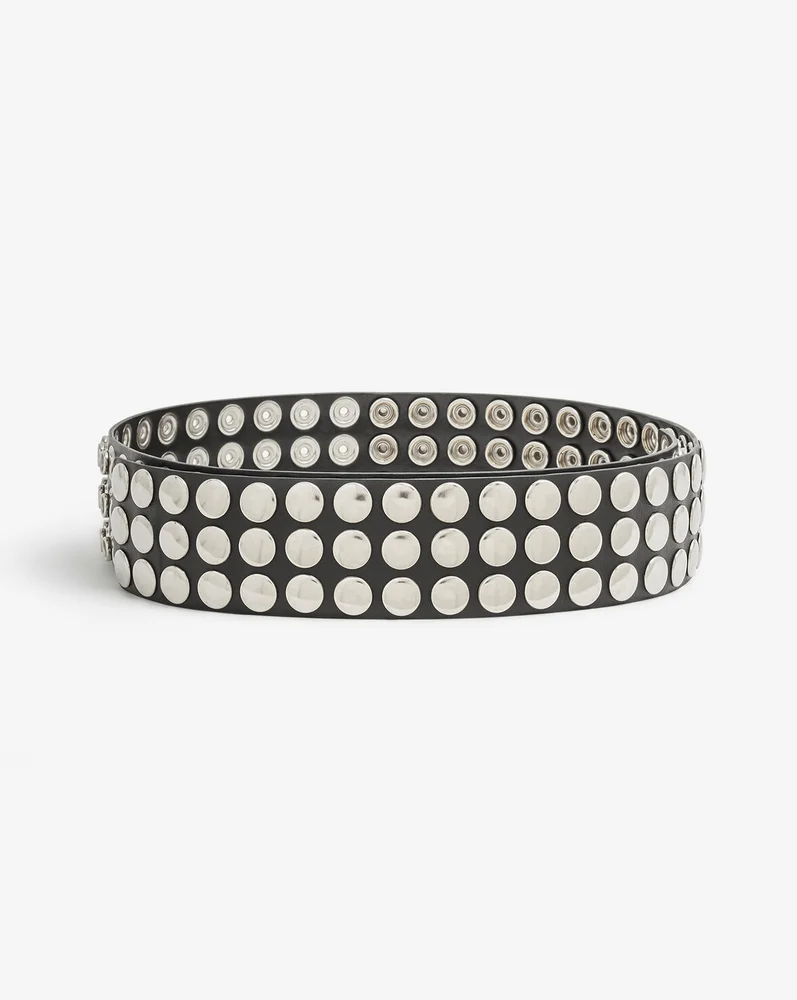 WIDE BELT WITH SNAPS