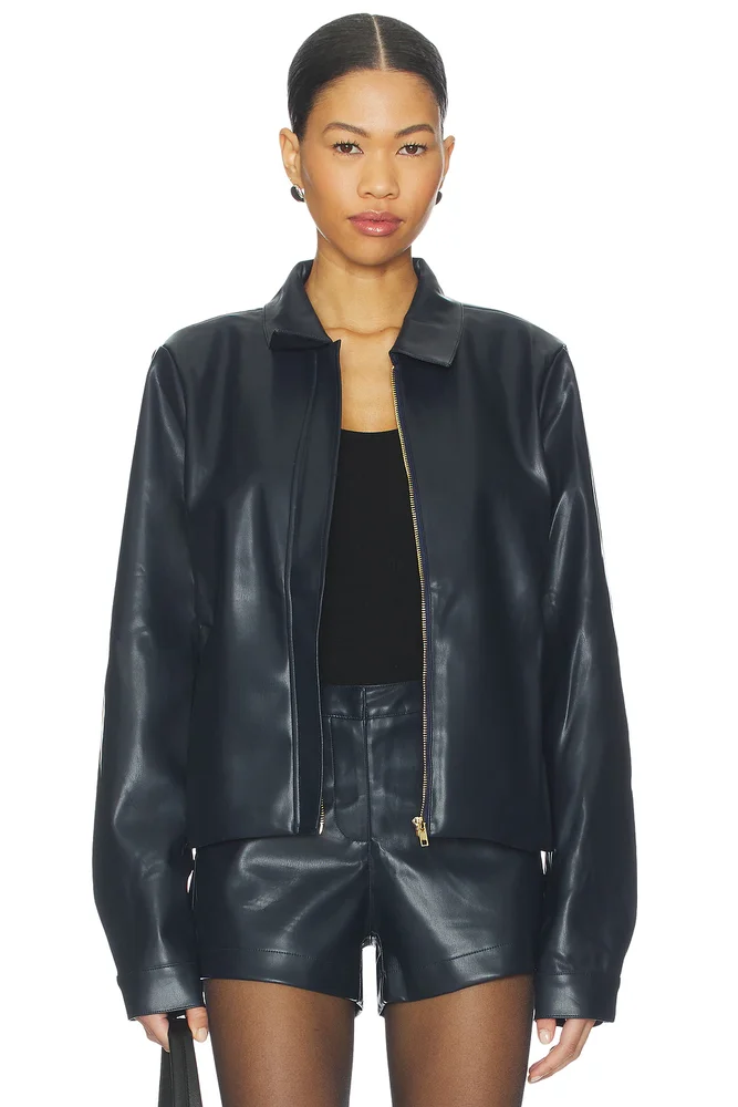 Faux Benny Faux Leather Jacket