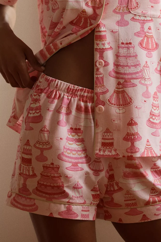 Cake Shop Shorty Pajama Set
