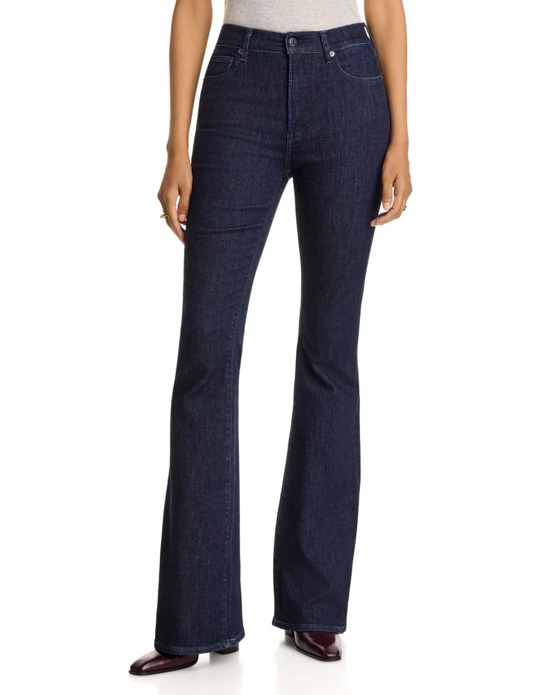 Beverly High Rise Skinny Flare Jeans in Indigo Rinse
