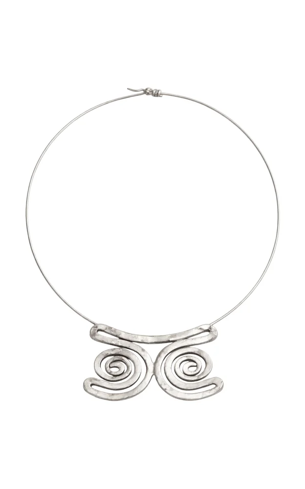 Naia Silver Choker Necklace