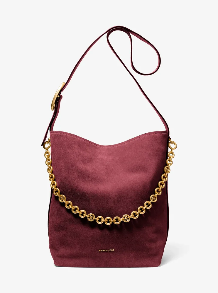 Nolita Large Suede Bucket Tote Bag