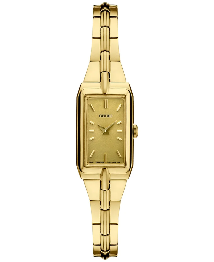 Essential Gold-Tone Stainless Steel Bracelet Watch 15mm
