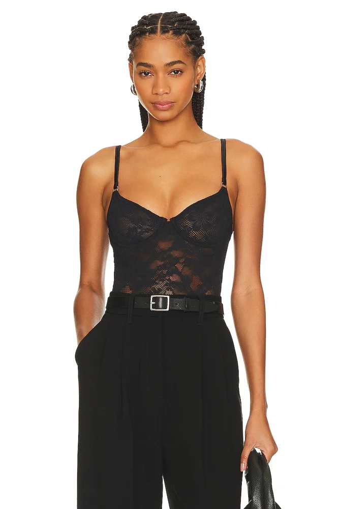 Le Stretch Lace Bodysuit