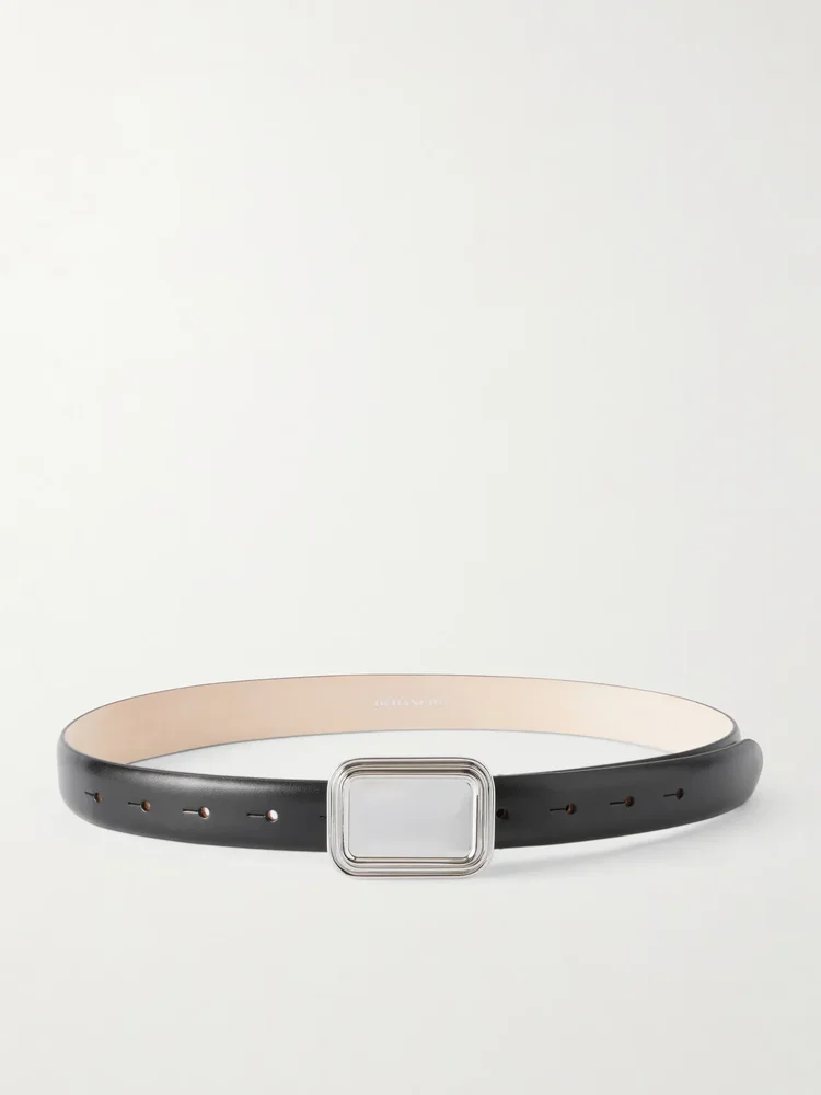 Cendrine leather belt