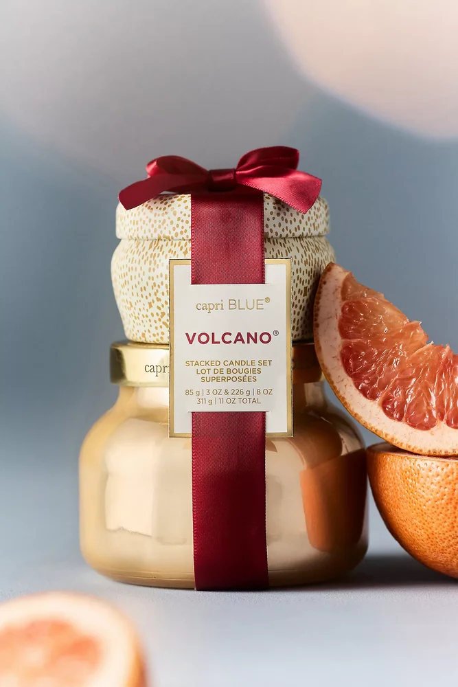 Volcano Stacking Candle Gift Set