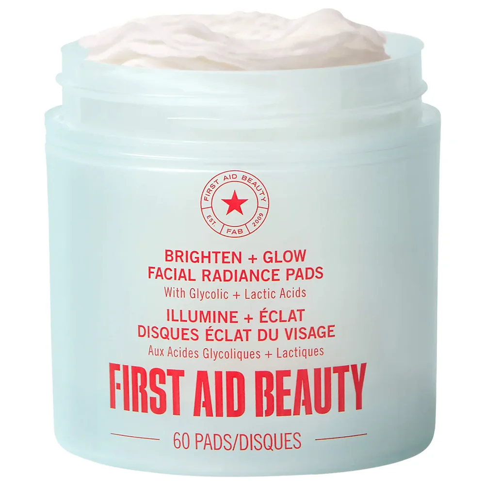 Brighten + Glow Facial Radiance Pads with Glycolic + Lactic Acids