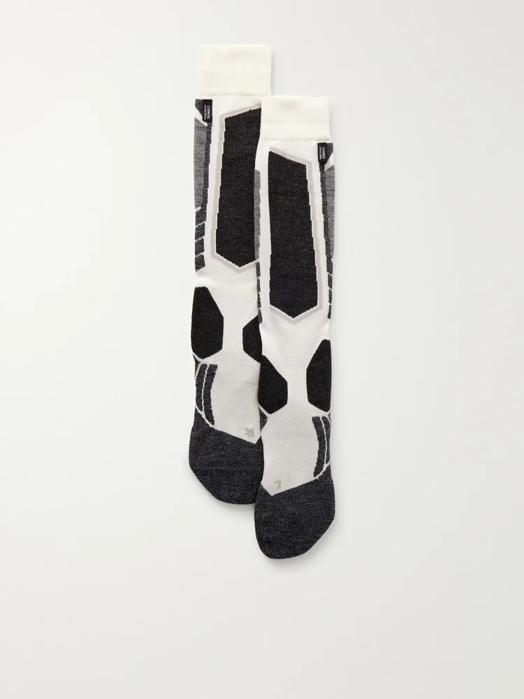 SK2 jacquard-knit ski socks