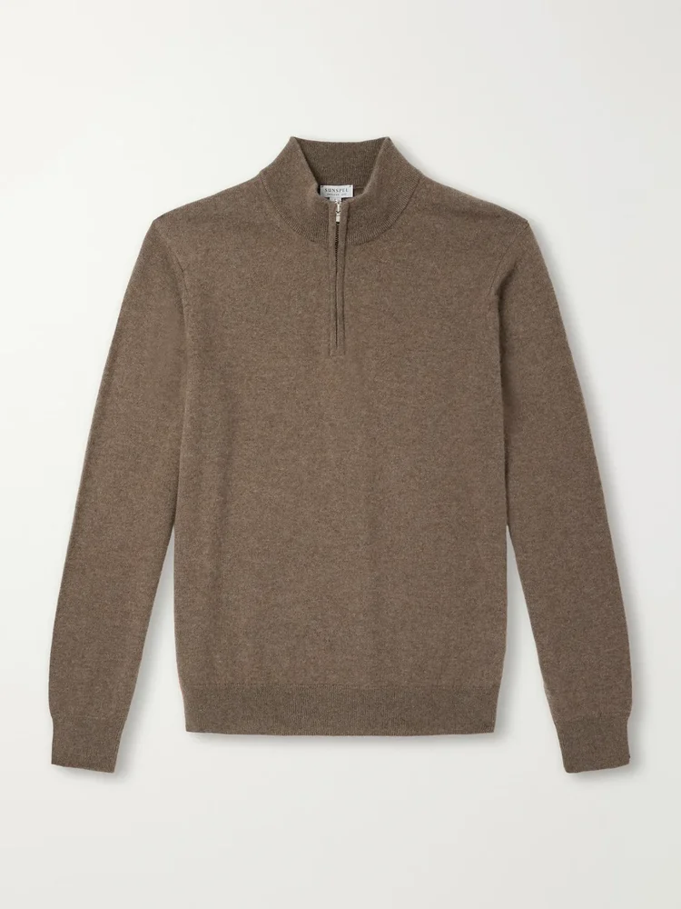 Cashmere Half-Zip Sweater