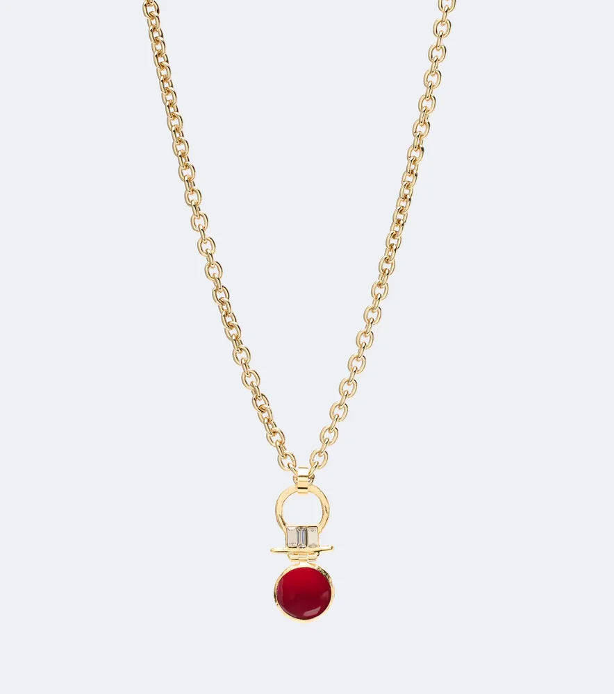 Mini Shen 24kt gold-plated necklace