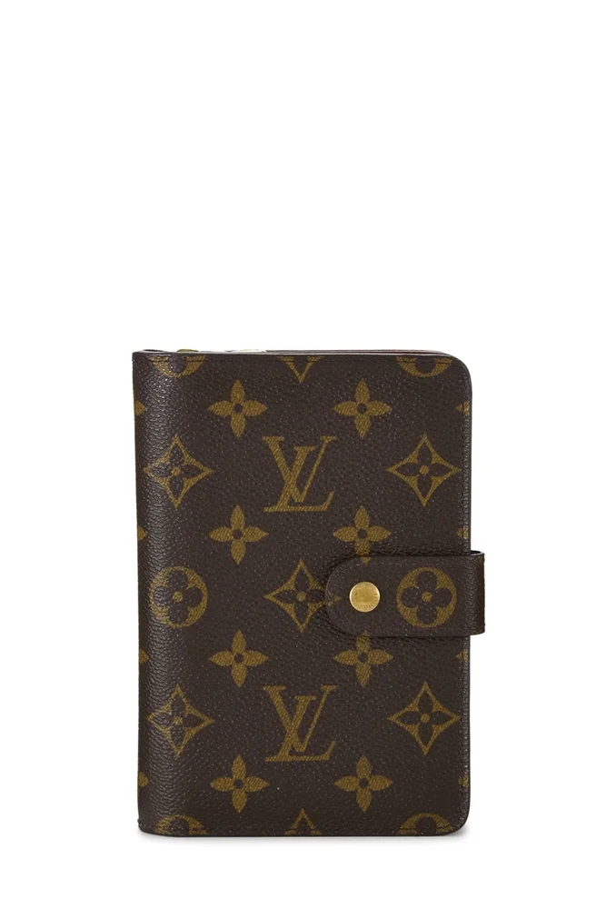Monogram Canvas Porte Papier Zipper Wallet