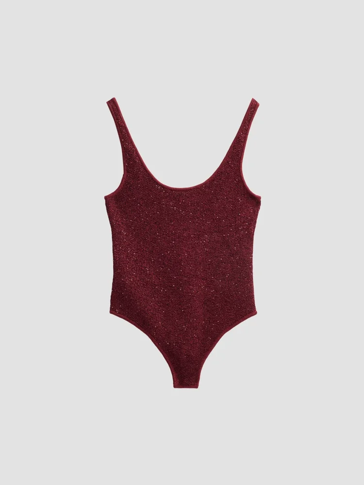 Sheila Scoop Neck Bodysuit
