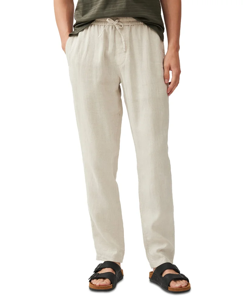 Regular Fit Linen Resort Pants