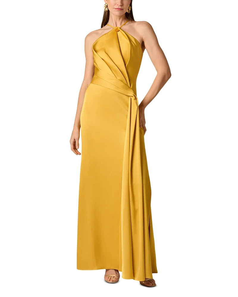 Crepe Back Satin Dress