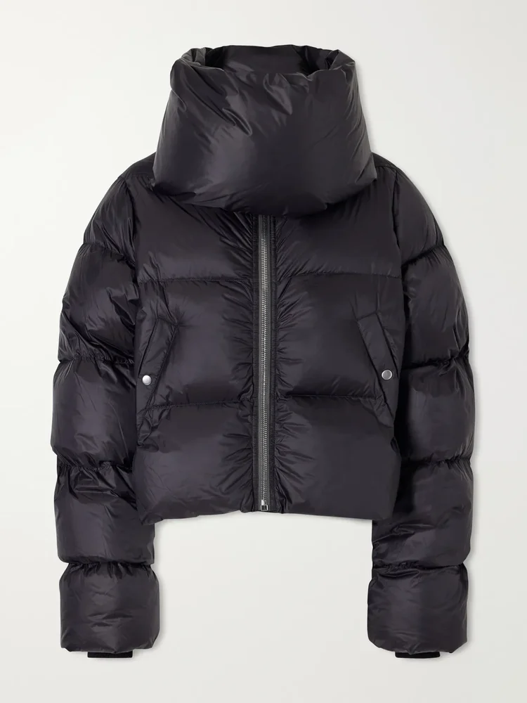 Tower cropped shell jacket