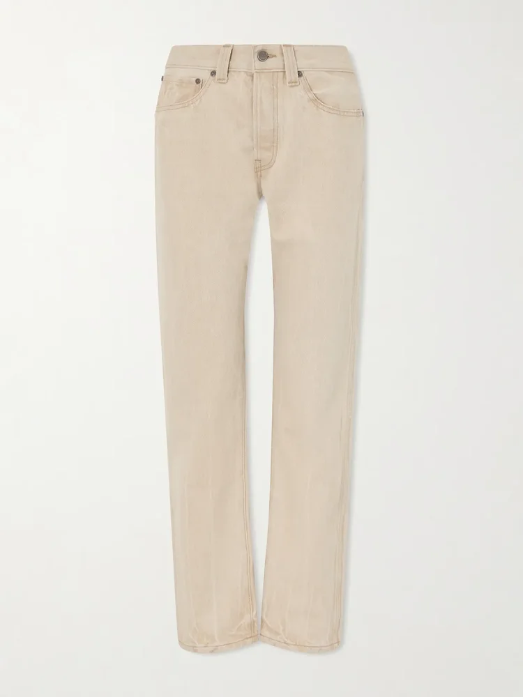 callum mid rise straight leg jeans