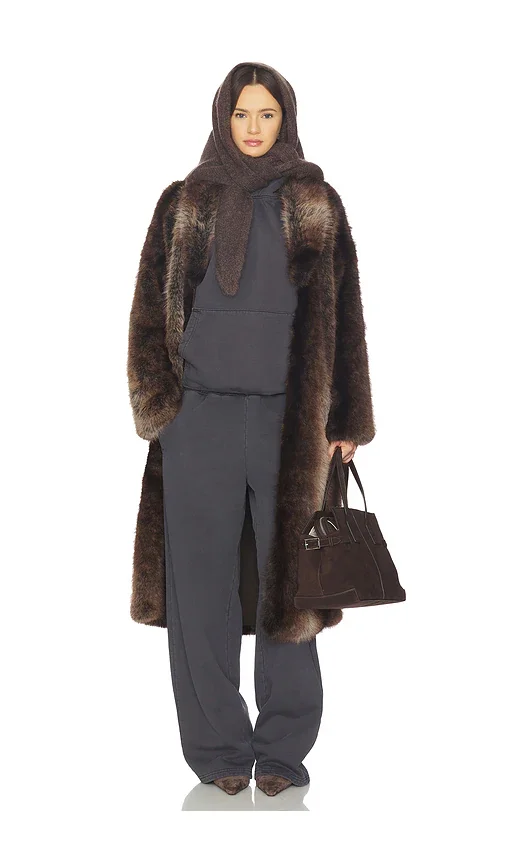 Cairo Faux Fur Coat