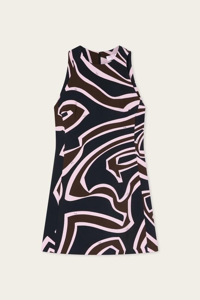 Labirinto Print Cady Dress