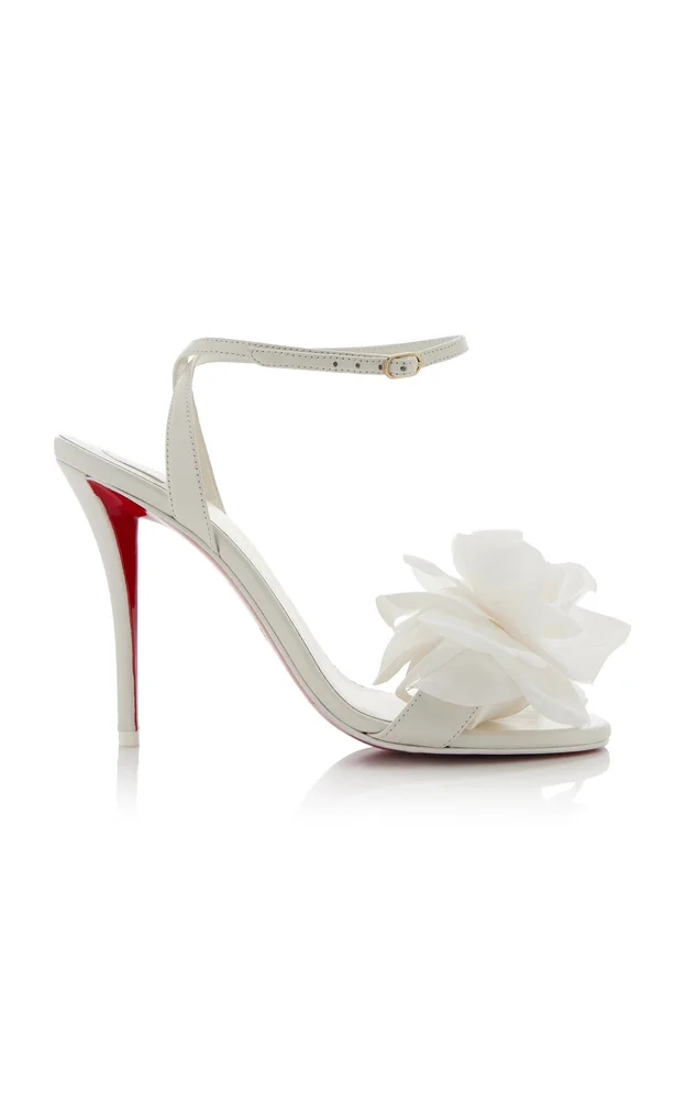 Miss Z Flora 100mm Leather Sandals