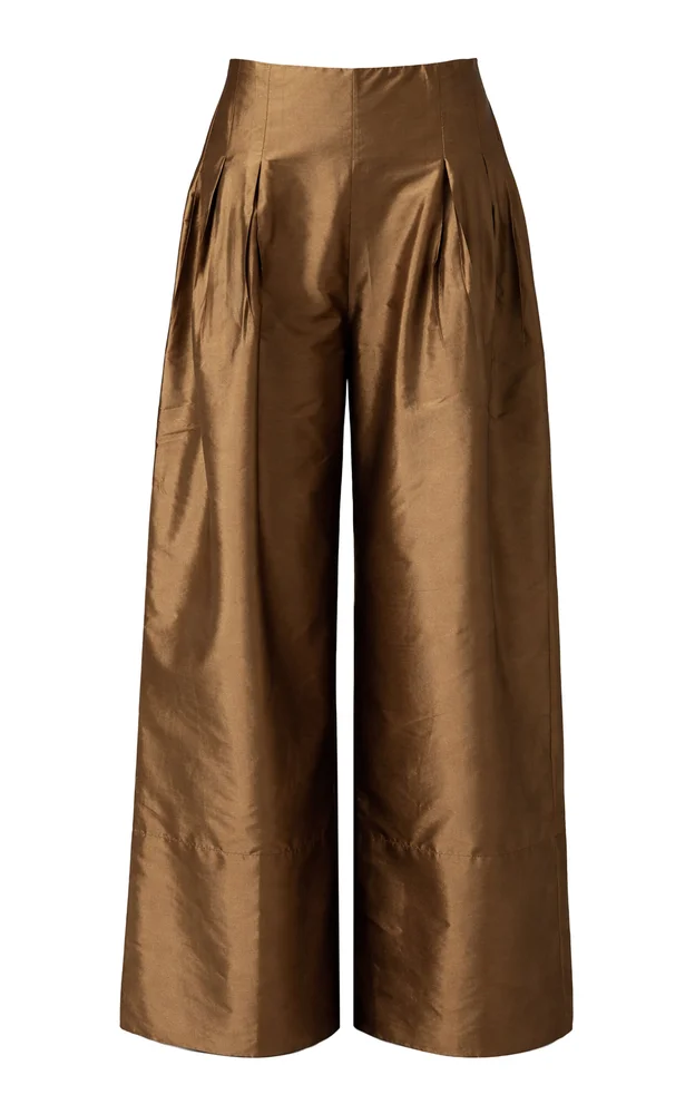 Techno Taffeta Ultra Wide-Leg Trousers