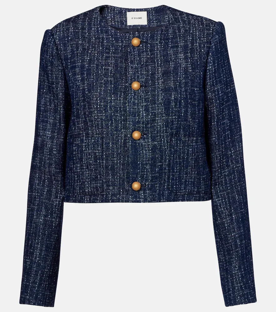Cotton tweed jacket