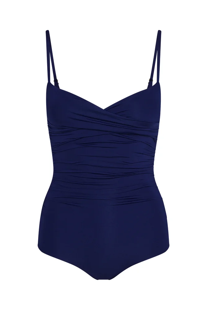 Bordeaux One Piece Full Coverage - Midnight