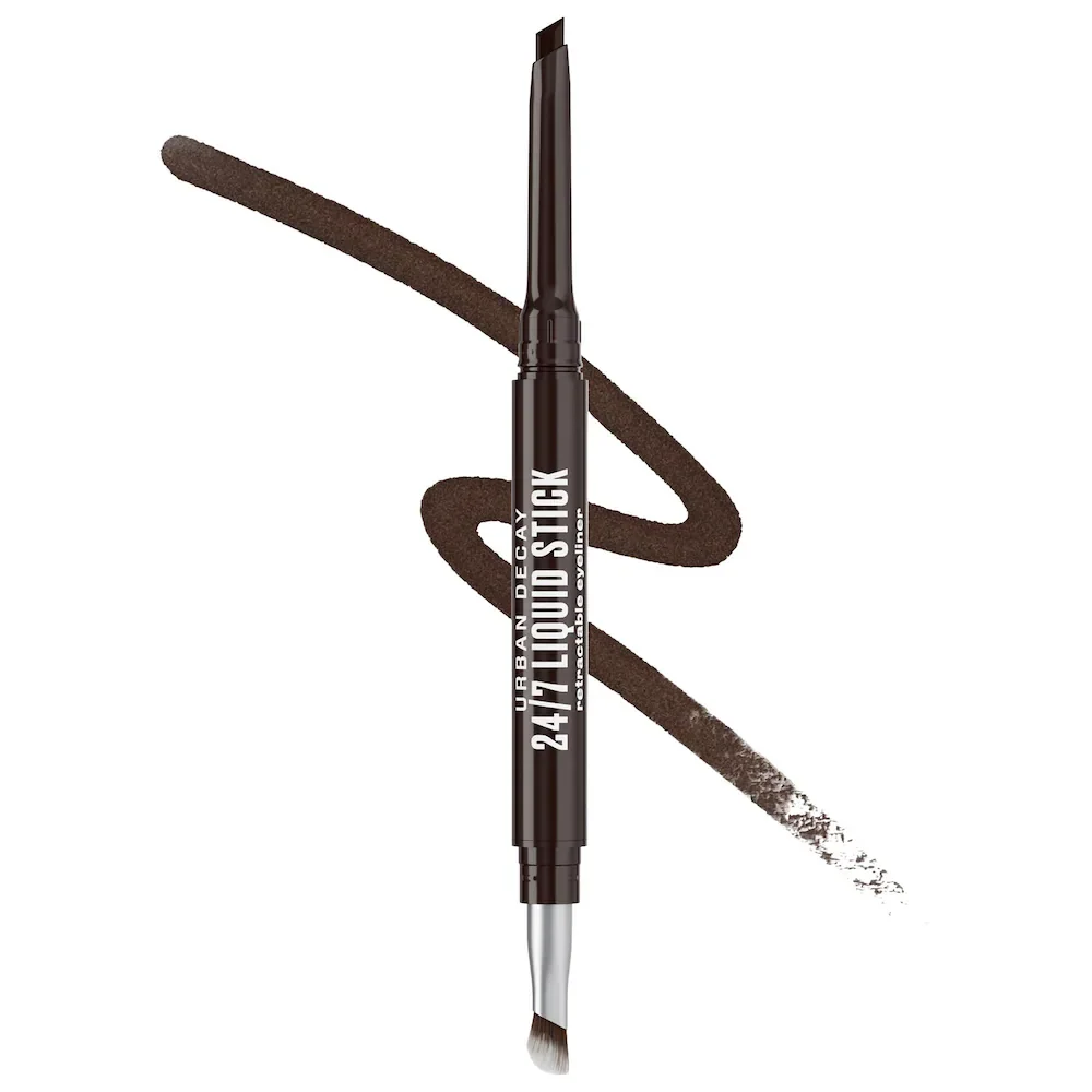 24/7 Liquid Stick Retractable Waterproof Eyeliner + Brush in Brown Noise