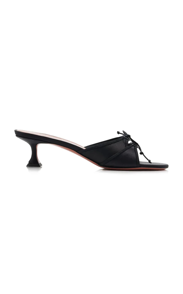 Eleonora Satin Mules