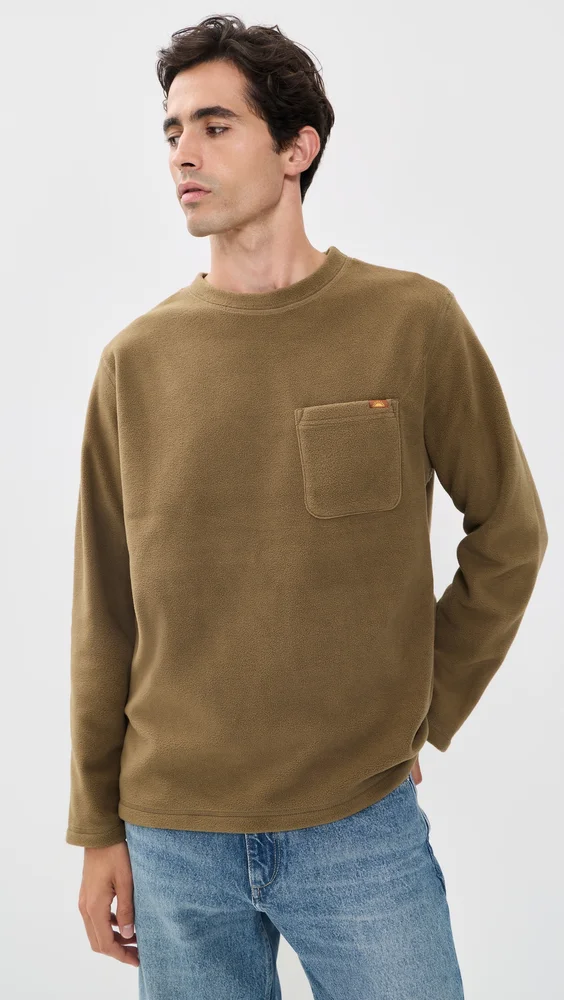 Awake Polar Fleece Sweatshirt (Camel)