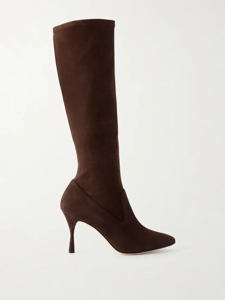 Pamfilo 90 suede knee boots
