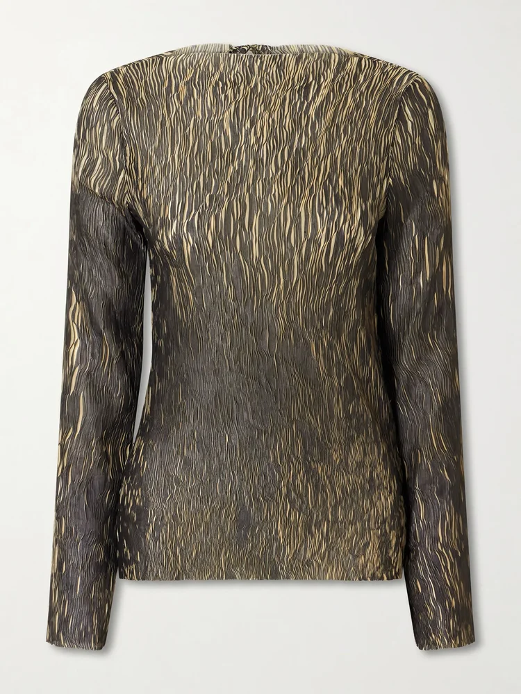 Plissé blouse