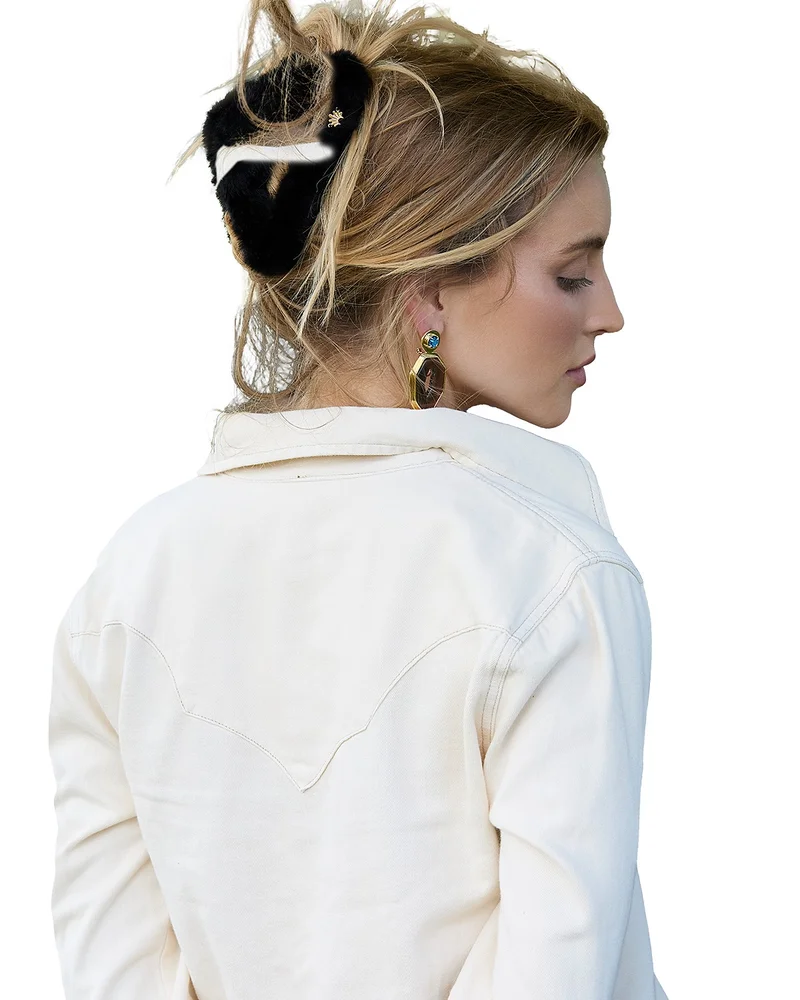 Chalet Faux Fur Claw Clip