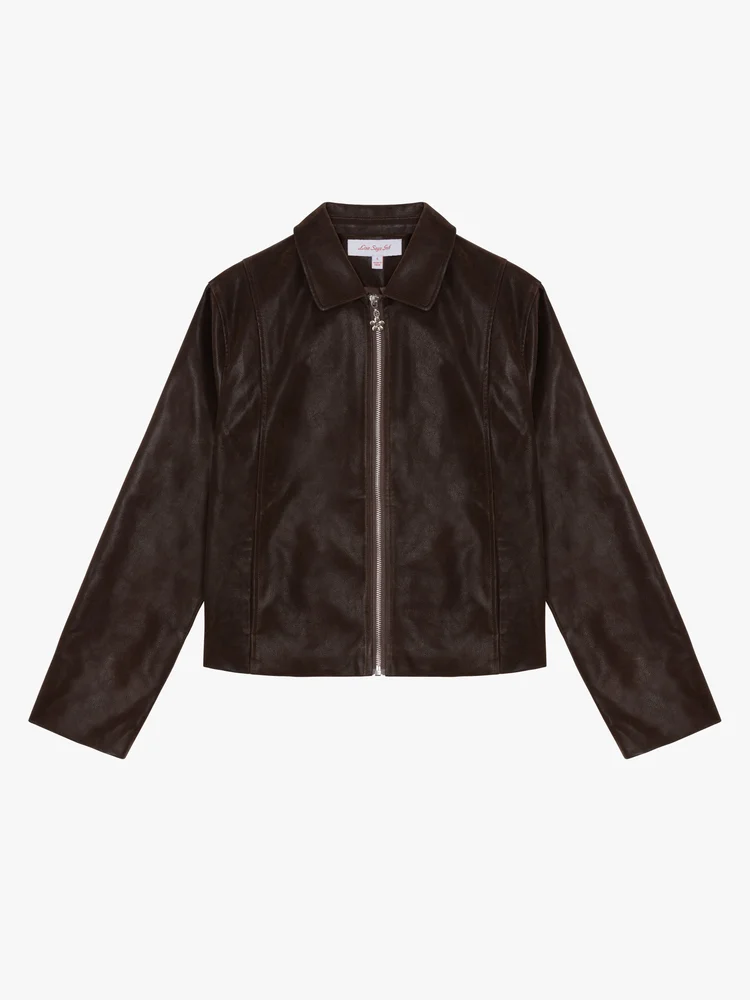 Shyla Jacket - Mocha Suede