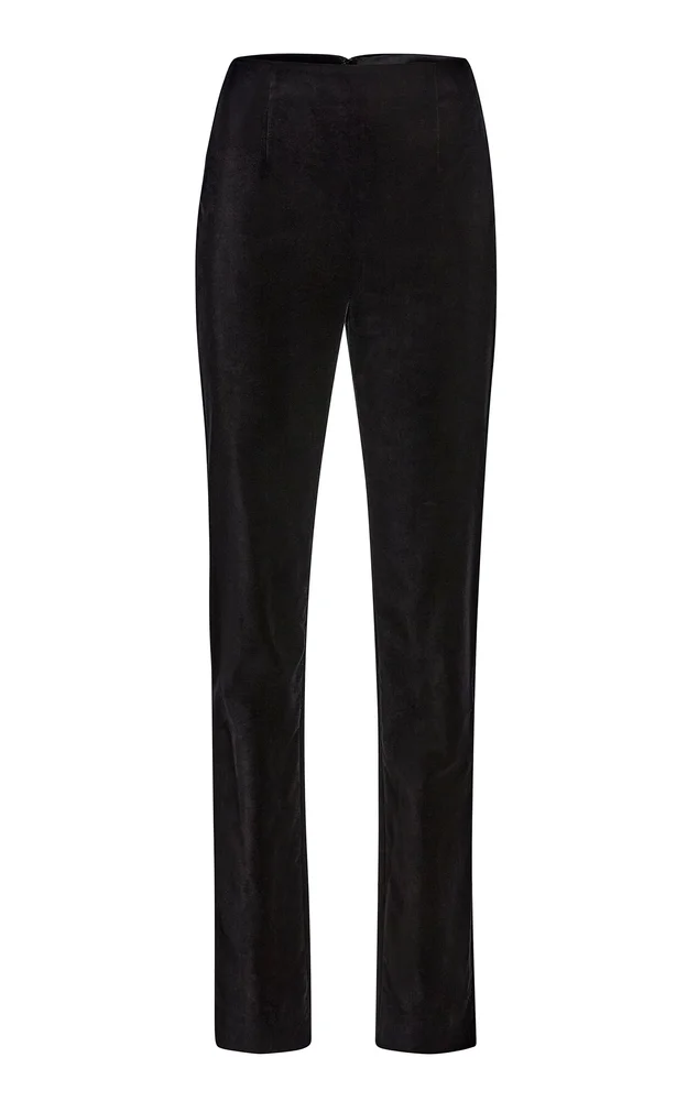 Ryden Velvet Straight-Leg Pants