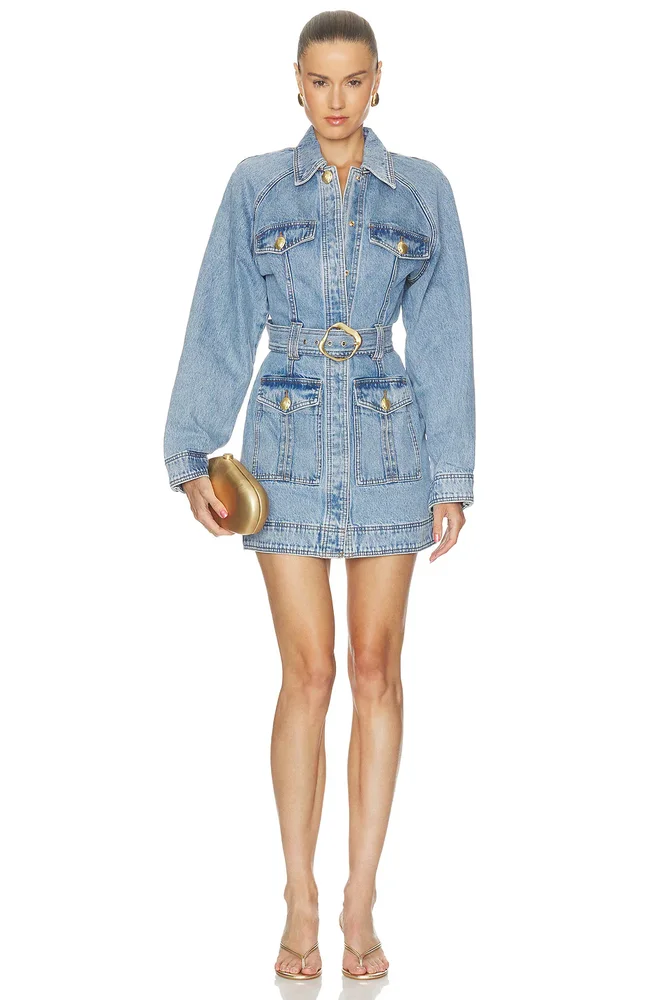 Lyra Denim Mini Dress