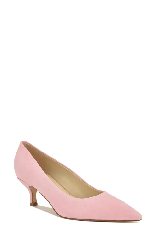 Siskp Pointed Toe Kitten Heel Pump