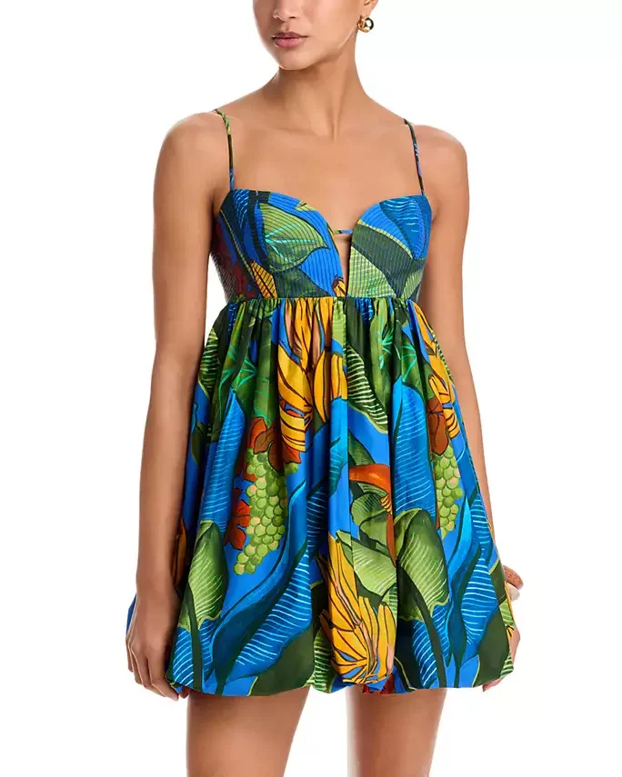 Banana Grapes Mini Dress