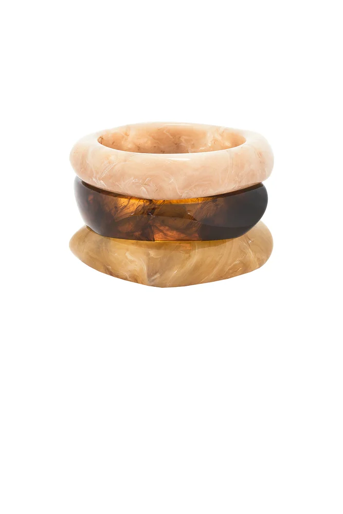 Resin Bangles Set Of 3