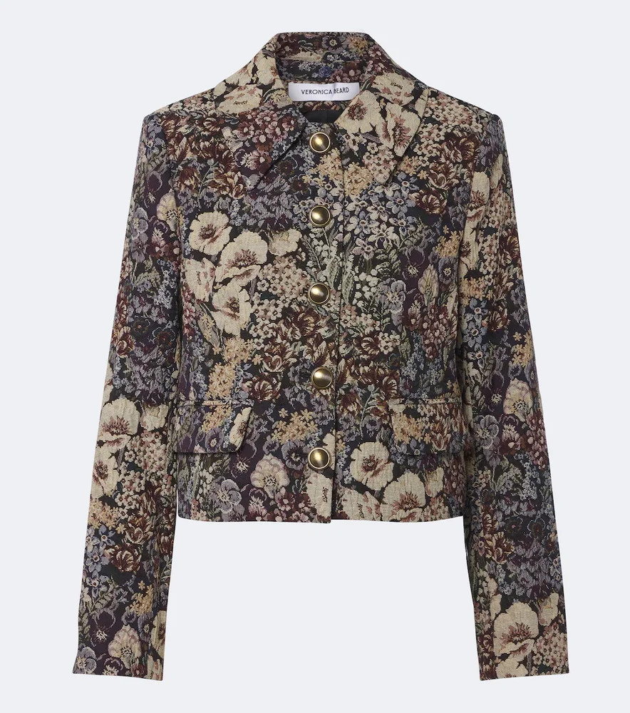 Wilde floral jacquard jacket