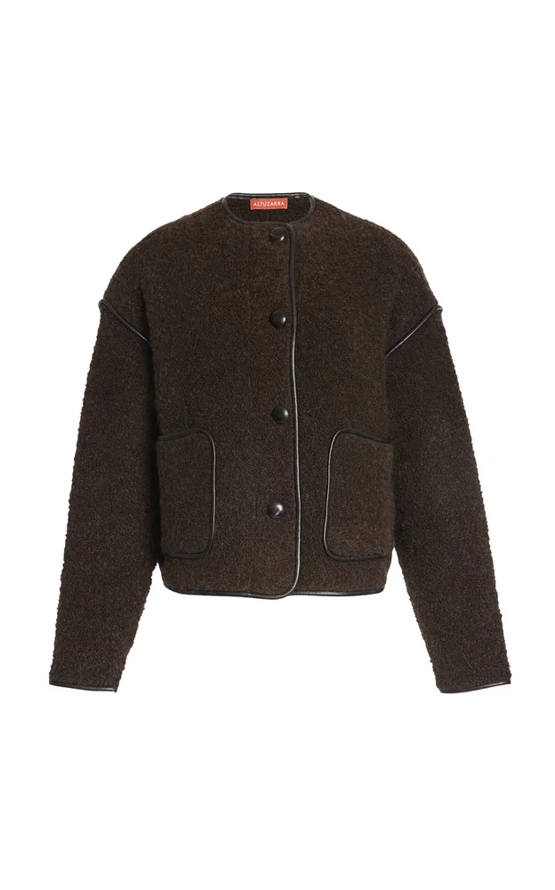 Irving Alpaca-Blend Boucle Knit Jacket
