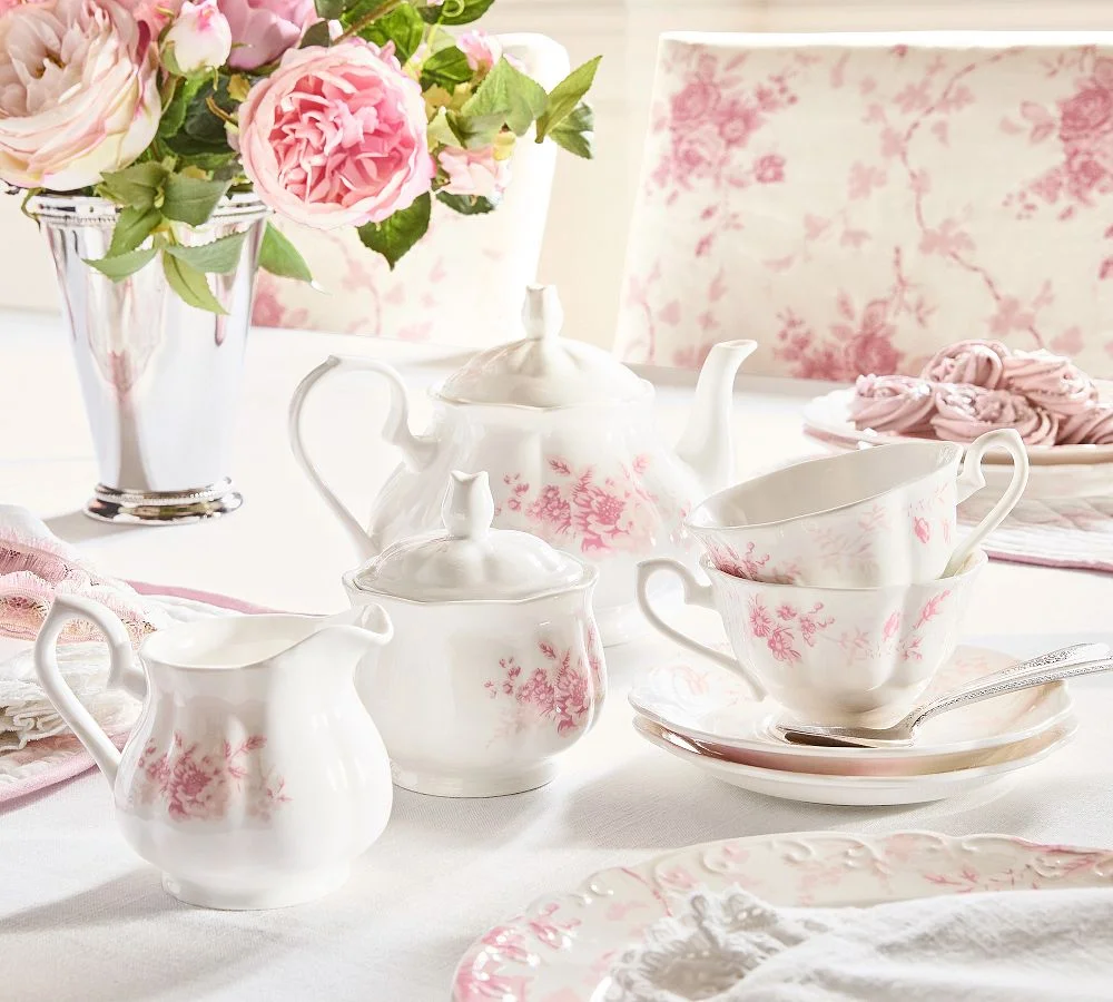 Rose Porcelain Tea Set
