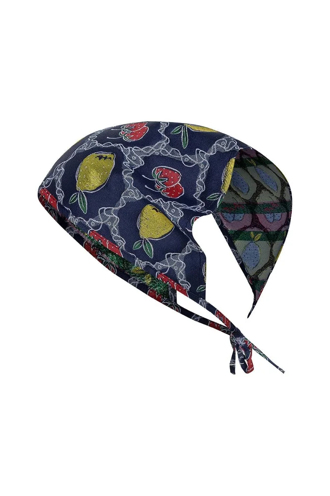 Montce Frutas Jacquard Tie-Up Scarf