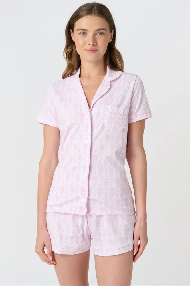 Lovely Monkey Polo Pajamas