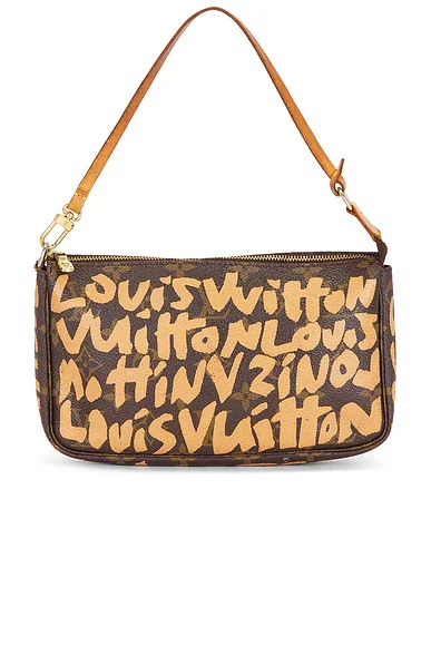 Louis Vuitton X Stephen Sprouse Monogram Graffiti Pochette Accessoires Shoulder Bag