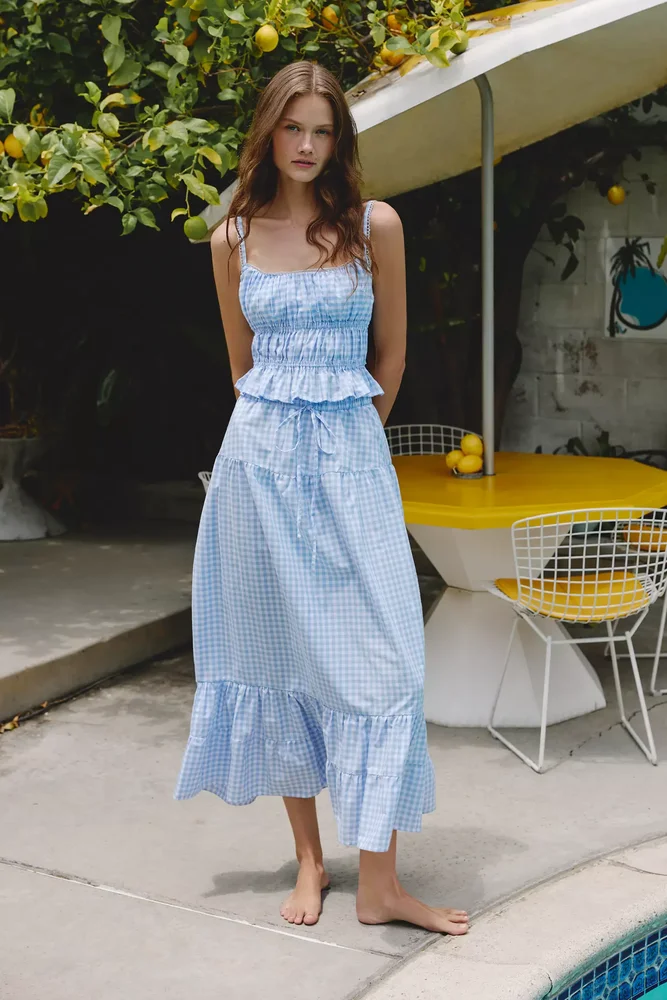 Riley 100% Cotton Maxi Skirt