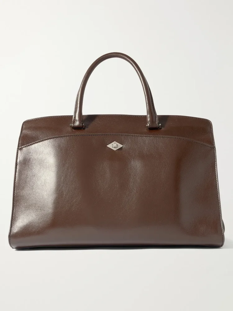 Private Eye large leather tote