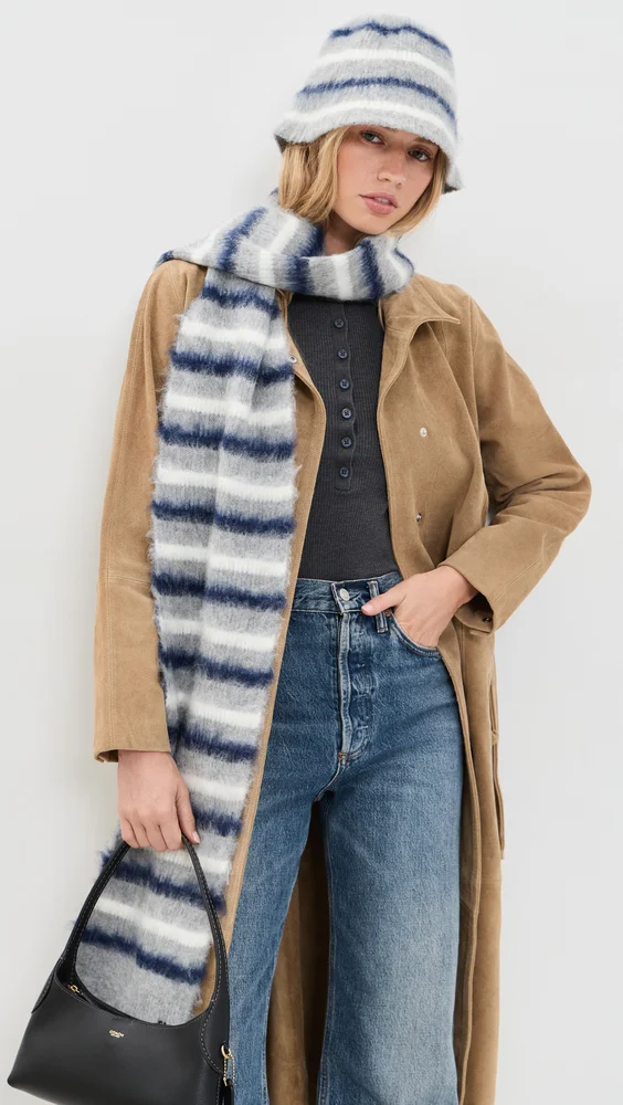 The Striped Knit Scarf